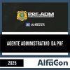 Rateio PRF 2025 - Agente Administrativo - ALFACON
