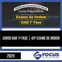 Rateio Exame de Ordem 2025 - OAB 1ª Fase - FOCUS