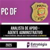 Rateio PC DF 2025 - Analista de Apoio - Agente Administrativo - ESTRATÉGIA