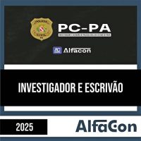 Rateio PC PA 2025 - Investigador e Escrivão - ALFACON