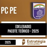 Rateio PC PE 2025 - Delegado - Pacote Teórico - ESTRATÉGIA