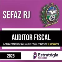 Rateio SEFAZ RJ 2025 - Auditor Fiscal - ESTRATÉGIA