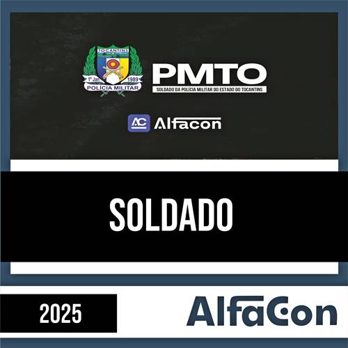 Rateio PM TO PÓS-EDITAL 2025 - Soldado - ALFACON